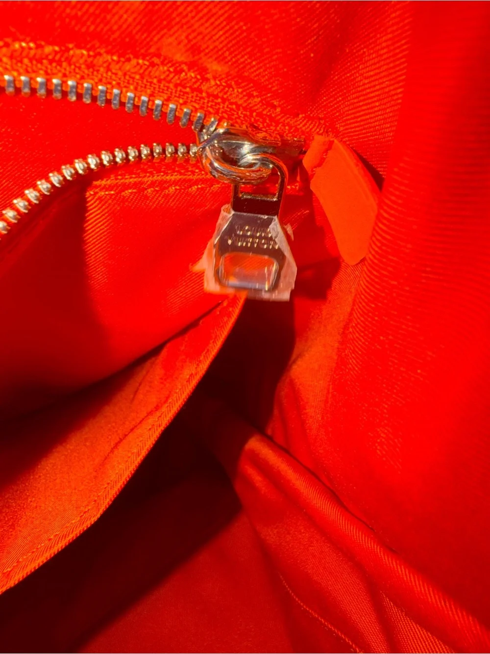 LUX inspired Brown Monogram Backpack with Orange Trim